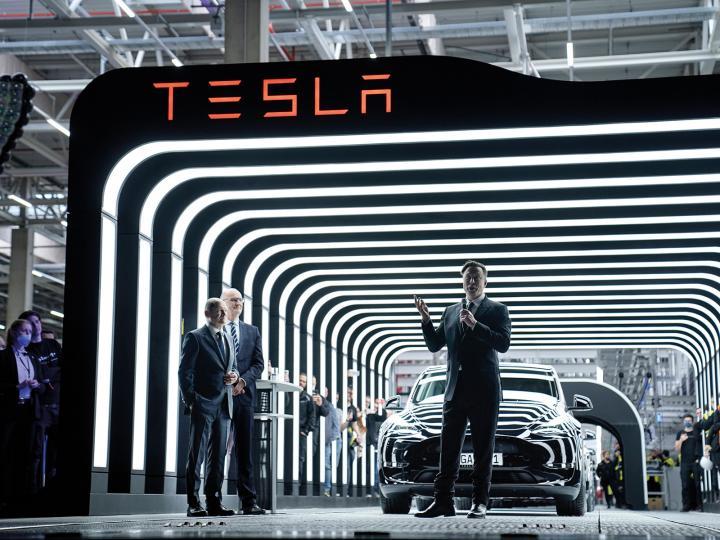 Opening of the Tesla Gigafactory Berlin-Brandenburg in Grünheide (Mark) with Elon Musk © IMAGO/Political Moments