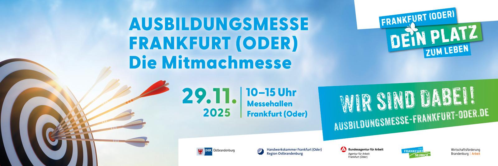 Veranstaltungs-Teaser der Ausbildungsmesse 2025 in Frankfurt (Oder)