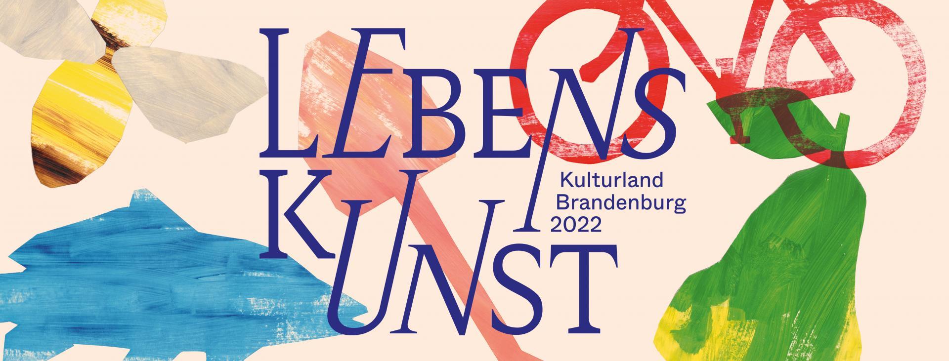 Lebenskunst Logo mit illlustrativen Elementen © Ta-Trung/Brandenburgische Gesellschaft für Kultur und Geschichte gGmbH