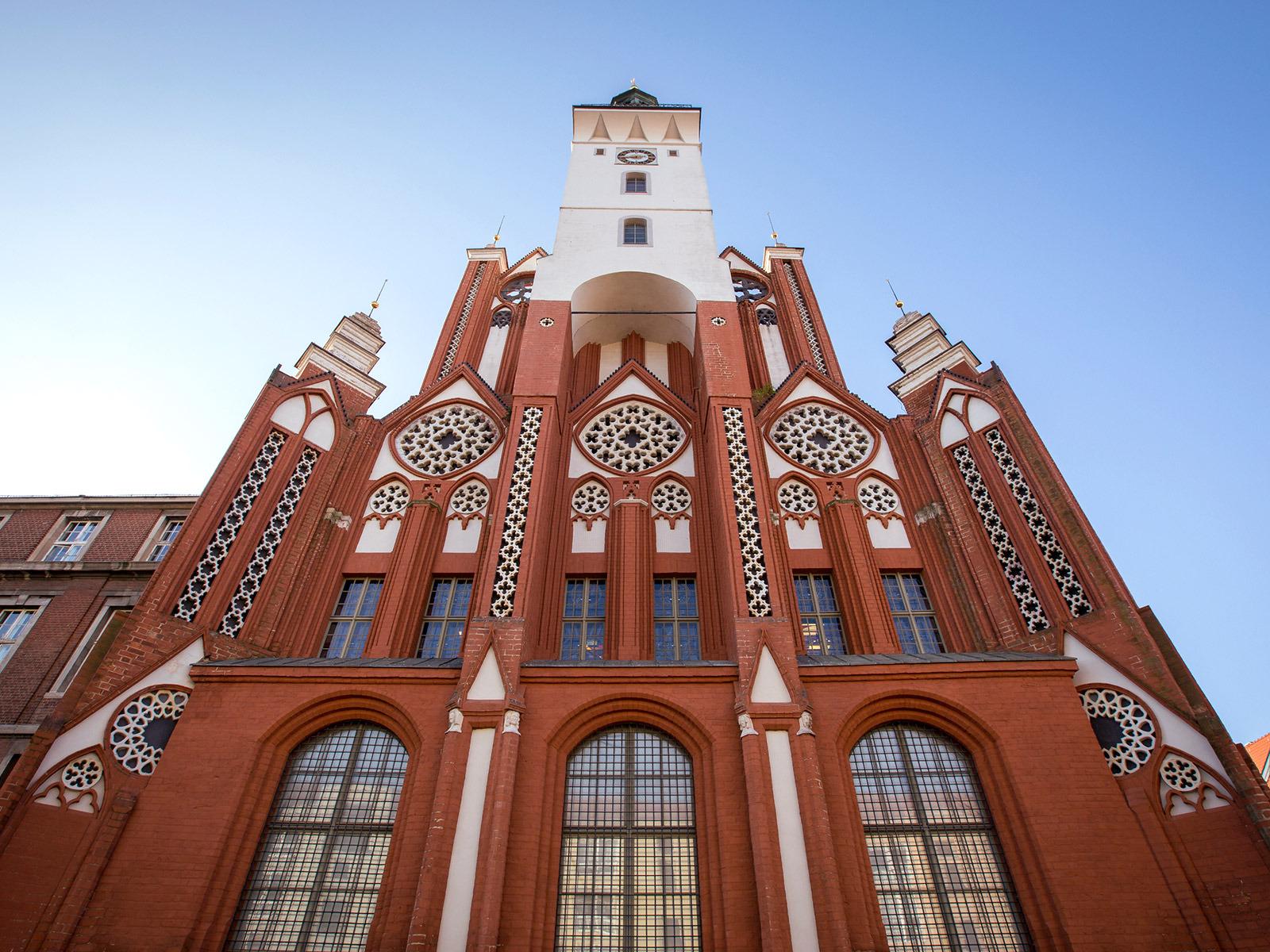 Widok na ratusz we Frankfurcie nad Odrą © Seenland Oder-Spree/Florian Läufer