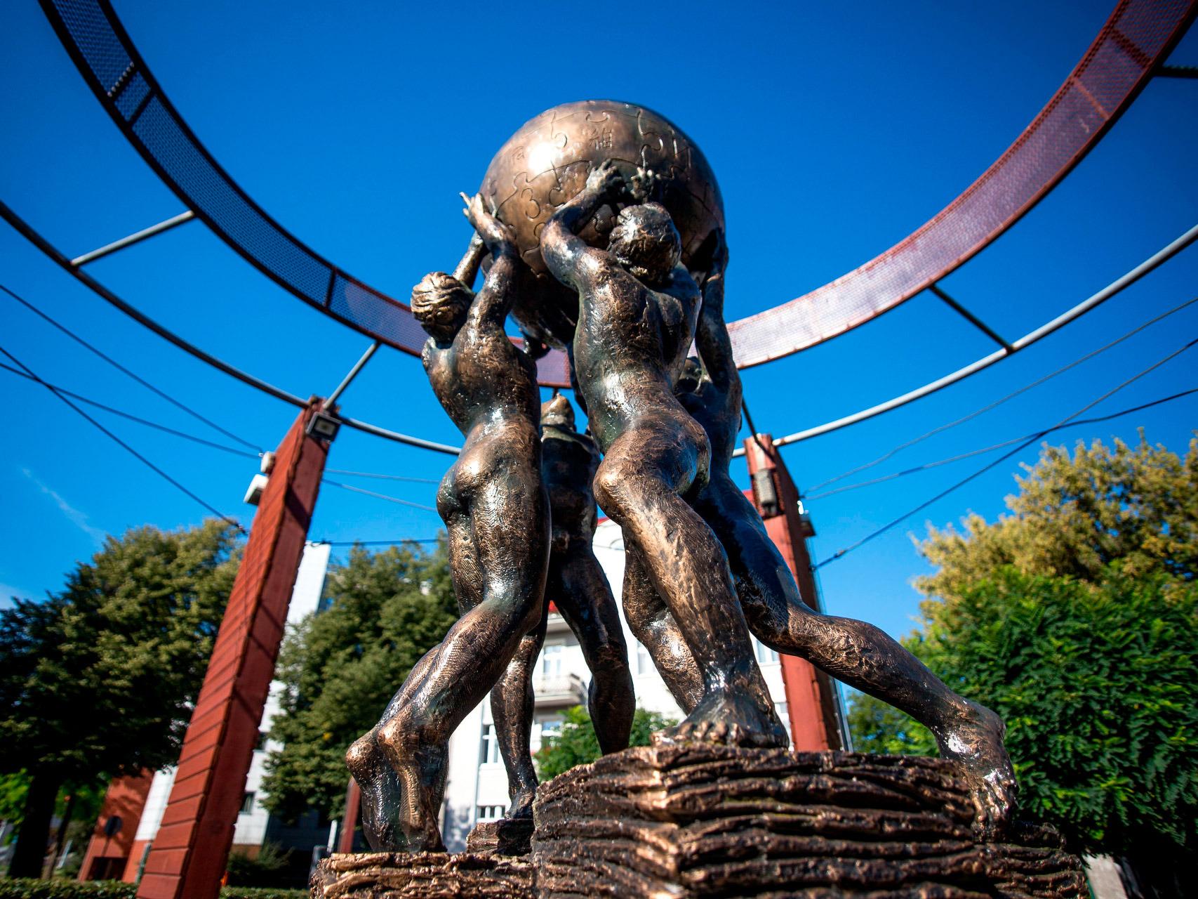 Wikipedia monument in Słubice © Stadtmarketing Frankfurt (Oder)