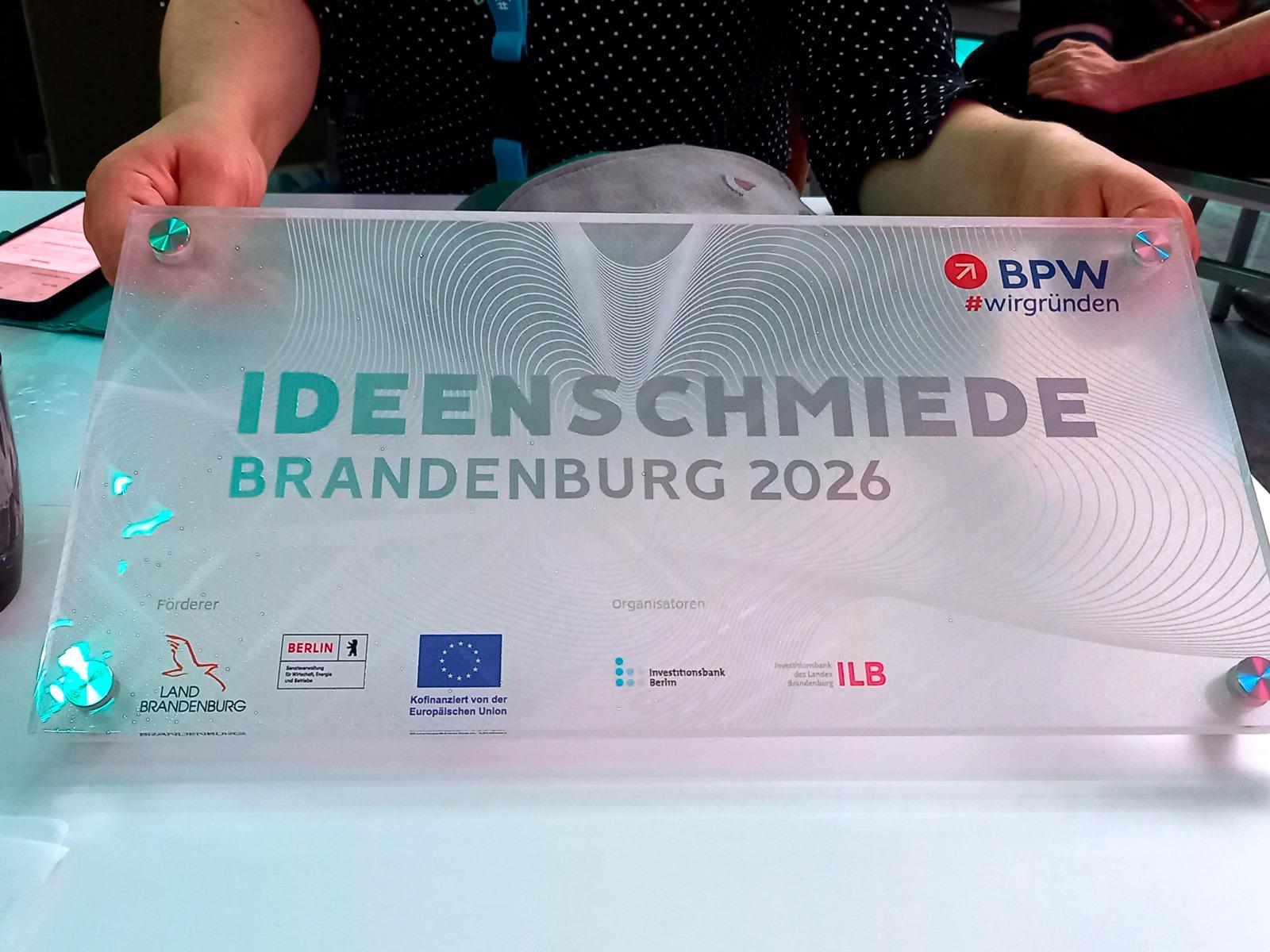 Ausgezeichnet mit dem Label „Ideenschmiede Brandenburg“ © BTU/Kerstin Münzberg