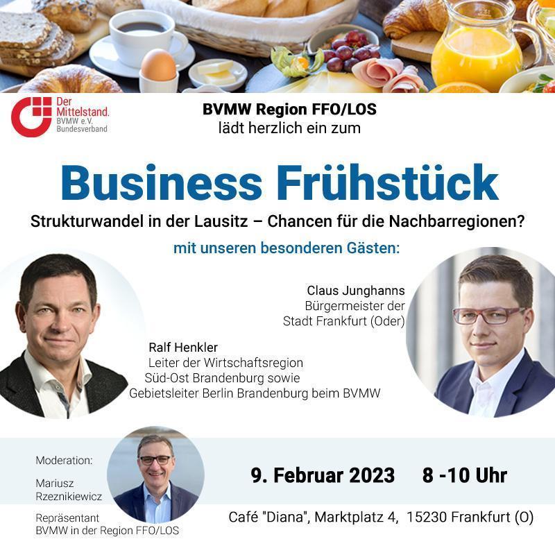 Business Frühstück Einladung