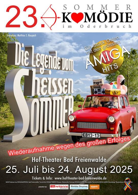Sommerkomödie im Hoftheater Bad Freienwalde: „Die Legende vom heißen Sommer“ © MusikTheater Brandenburg e.V.