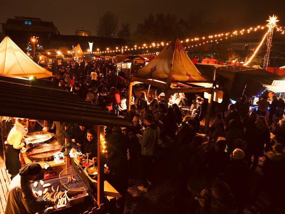 Historische Weihnacht auf dem RAW-Gelände in Berlin-Friedrichshain © Carnica Spectaculi