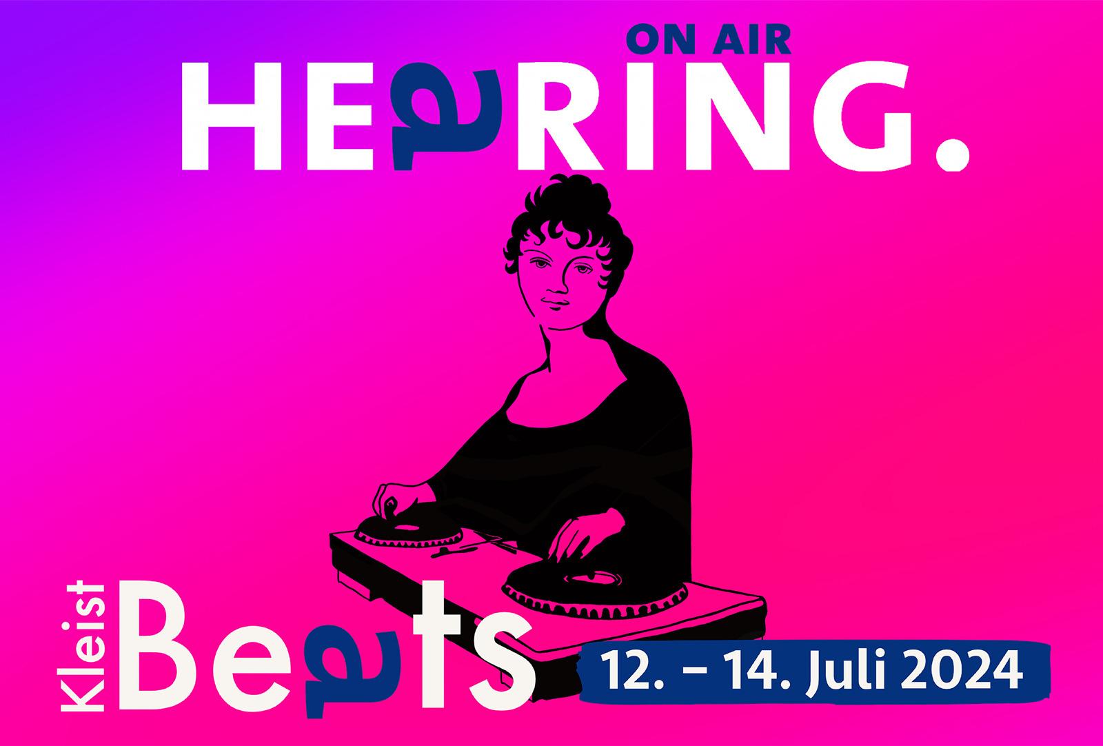 Campaign motif for "He(a)ring" © Nelly Banganz