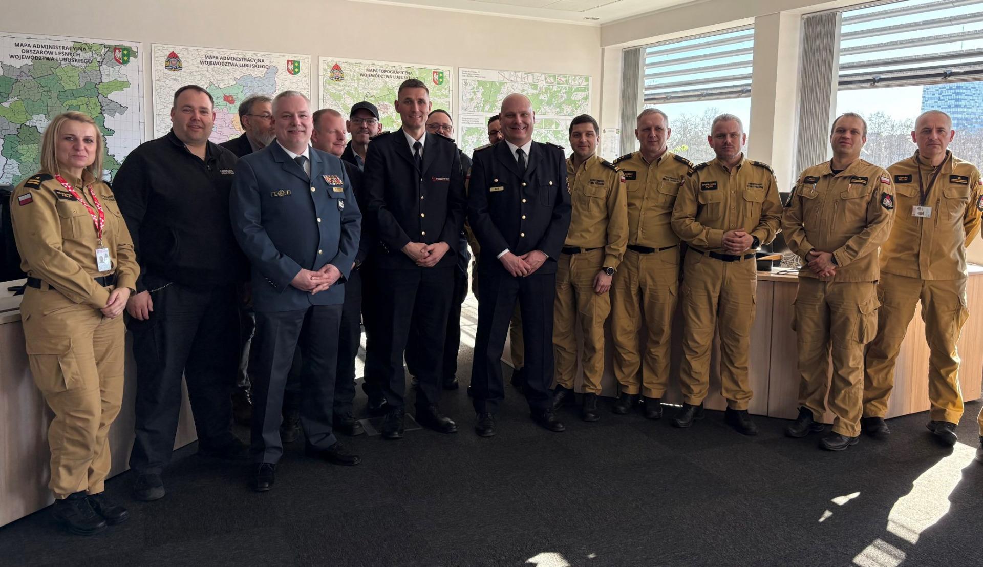 Delegation des Brand- und Katastrophenschutzes des Landkreises Oder-Spree und des Technischen Hilfswerkes besuchte die polnische Großstadt Gorzów Wielkopolski