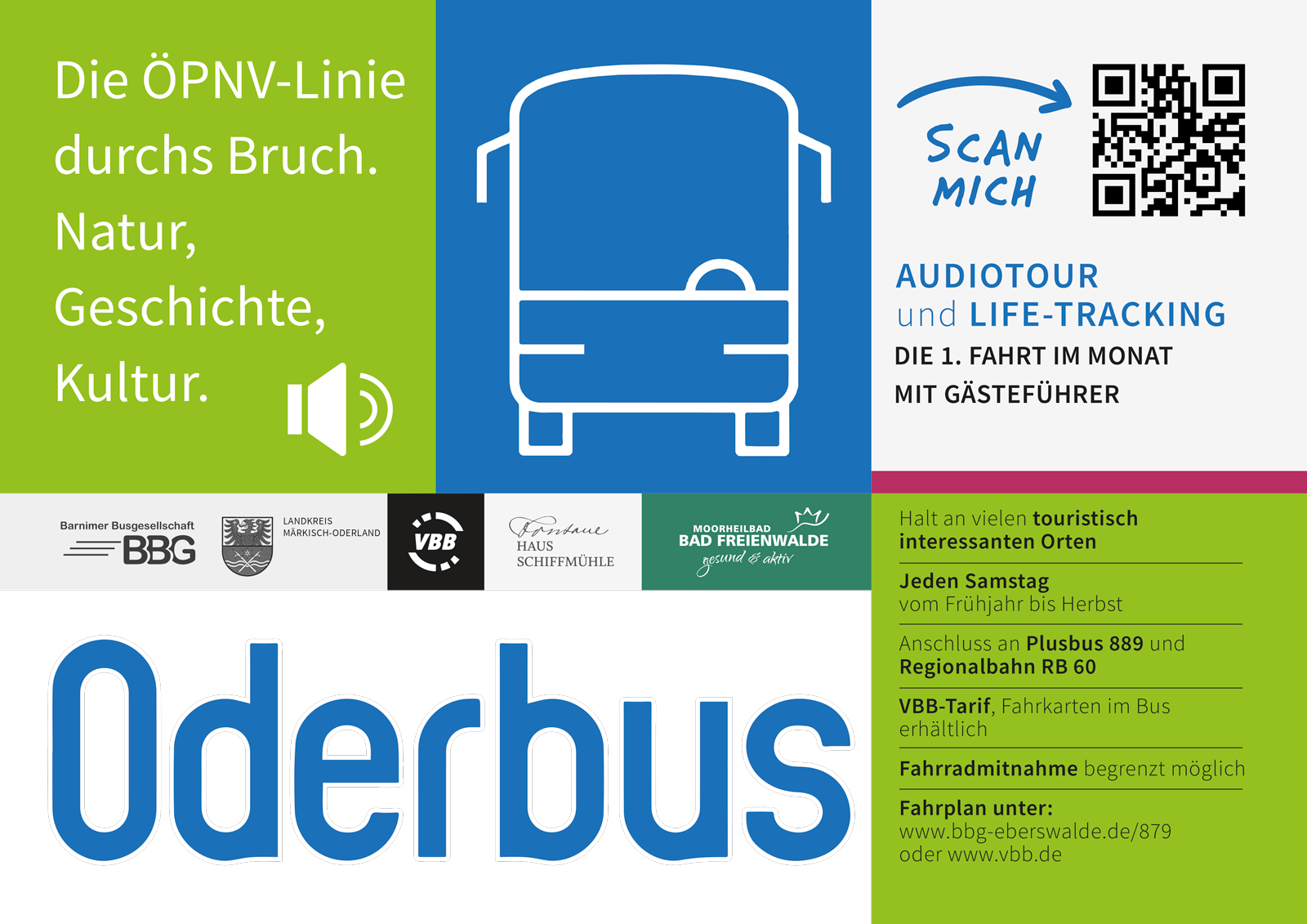 Plakat informacyjny Oderbus