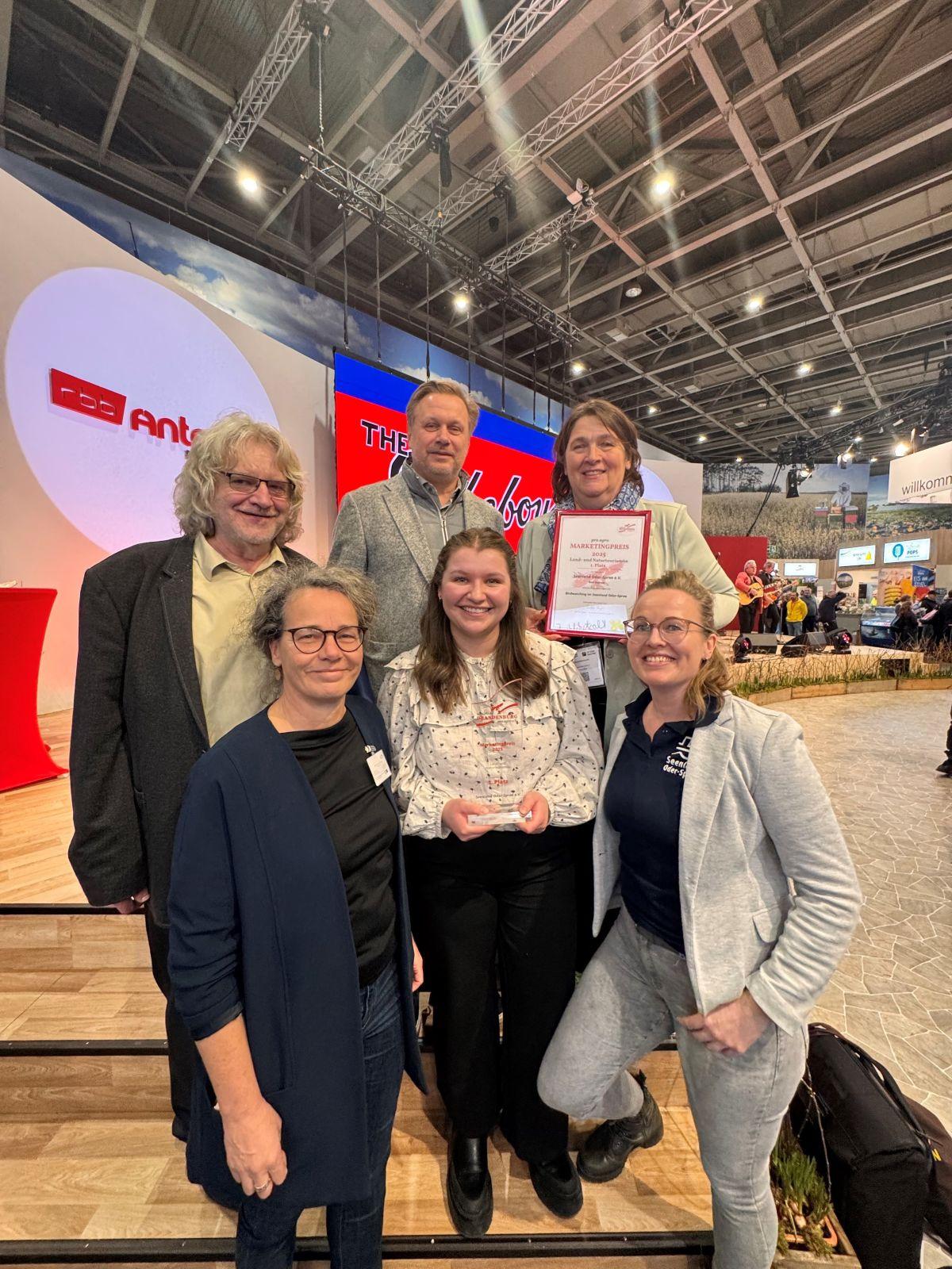 Team Seenland Oder-Spree hat Marketingpreis pro agro gewonnen