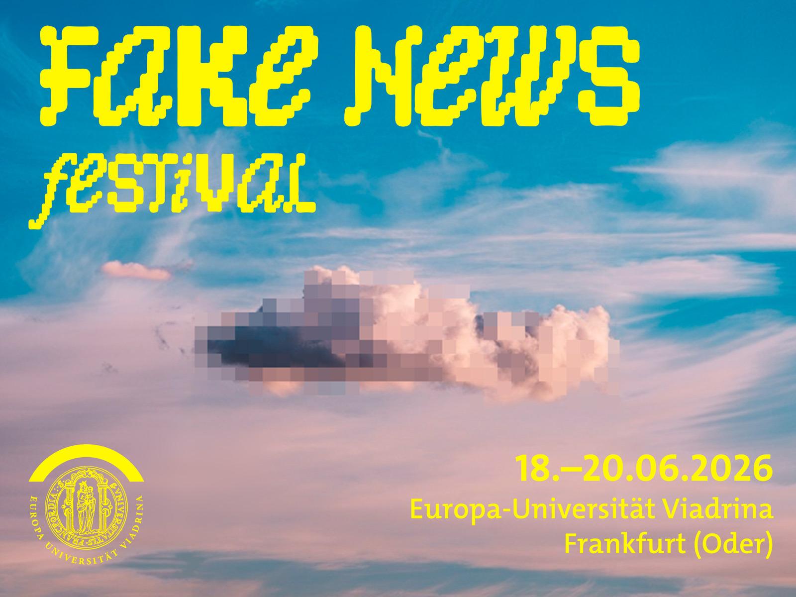 Grafik zum Fake News Festival der Europa-Universität Viadrina © Europa-Universität Viadrina