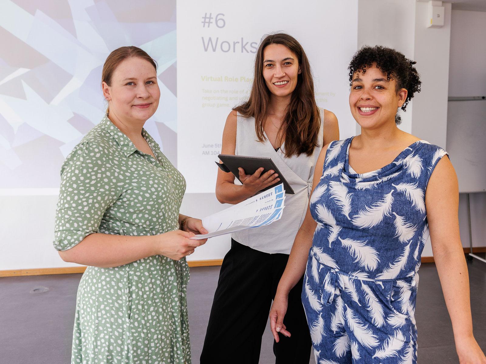 Elisa Lehrer, Lilo Meier und Dr. Anna Rößner © Viadrina/Heide Fest