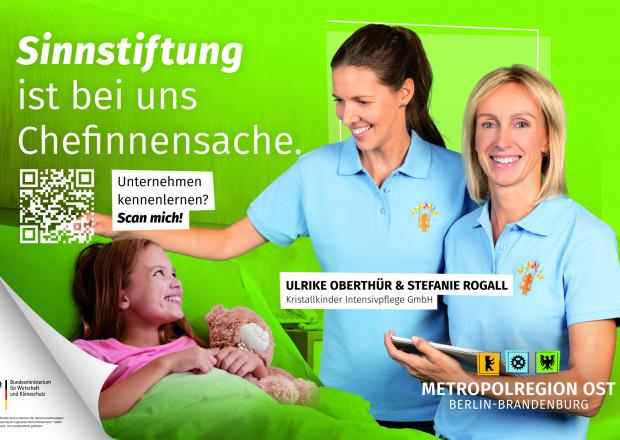 Fundament znaczenia - Ulrike Oberthür i Stefanie Rogall, Kristallkinder Intensivpflege GmbH, Petershagen/Eggersdorf