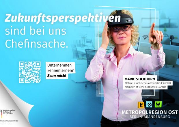 Perspektywy na przyszłość - Marie Stickdorn, Metrolux optische Messtechnick GmbH, członek Berlin.Industrial.Group, Berlin