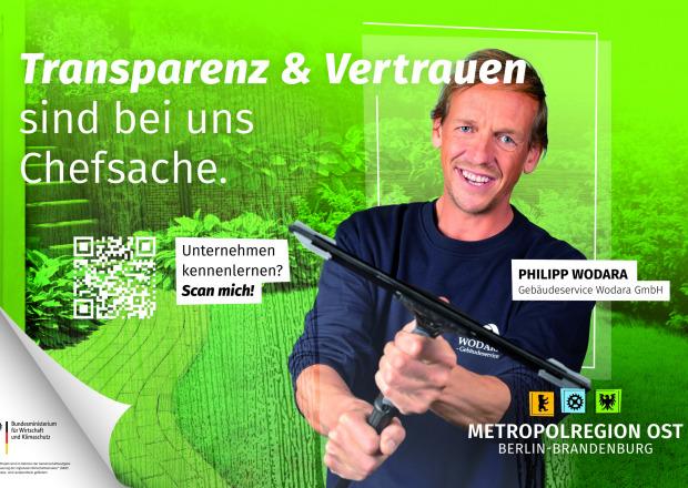 Przejrzystość i zaufanie - Philipp Wodara, Gebäudeservice Wodara GmbH, Berlin