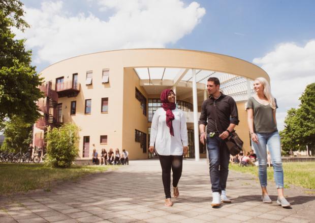 Students at the Konrad Zuse Media Center © BTU Cottbus-Senftenberg