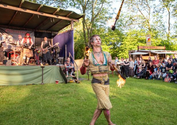 Die Flugträumer beim Mittelalterfest © Carnica Spectaculi