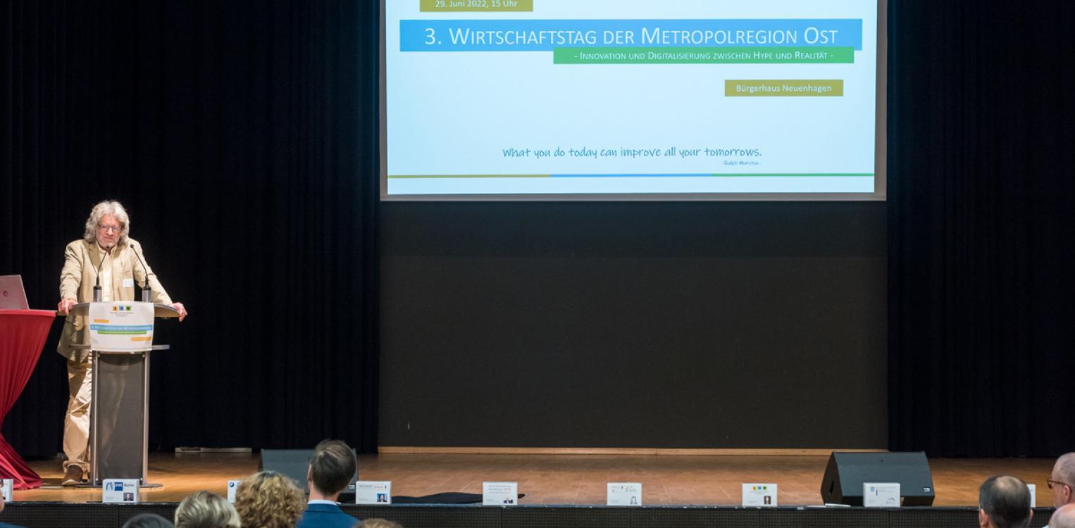 Rainer Schinkel, Beigeordneter und Leiter des Wirtschaftsamtes Märkisch-Oderland © Ole Bader