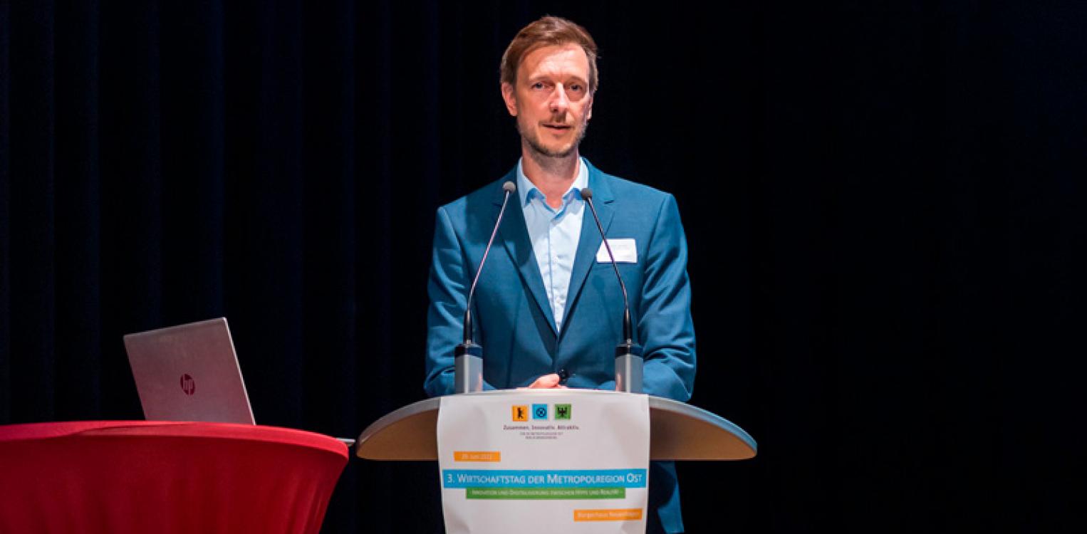 Gordon Lemm, Bezirksbürgermeister von Marzahn-Hellersdorf © Ole Bader