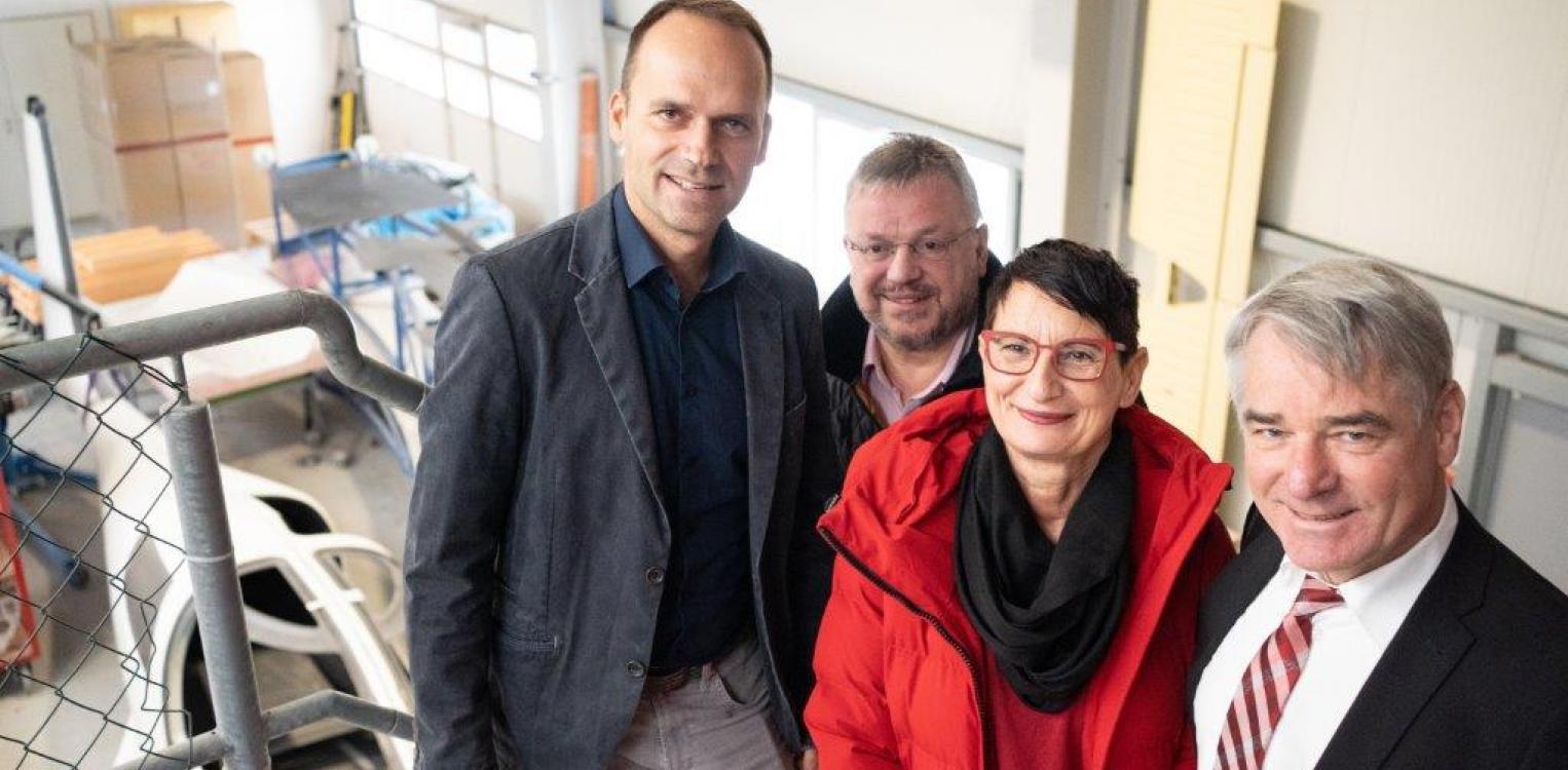 Impressionen vom Unternehmensbesuch bei der Apus © Agentur für Arbeit Frankfurt (Oder)