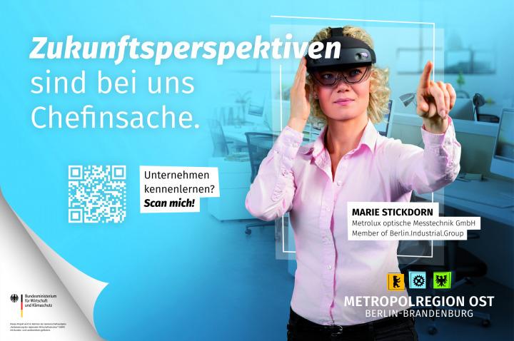 Perspektywy na przyszłość - Marie Stickdorn, Metrolux optische Messtechnick GmbH, członek Berlin.Industrial.Group, Berlin