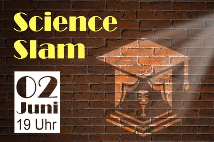 Veranstaltungsteaser zum Science Slam am 2. Juni in Fürstenwalde