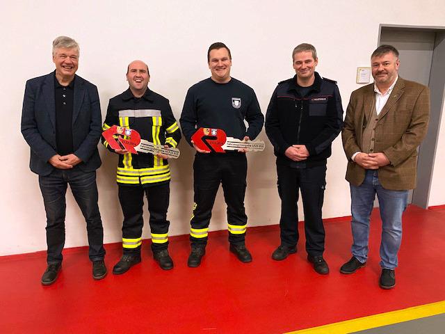 Fire and disaster protection Technical center hands over vehicles to fire departments in the district