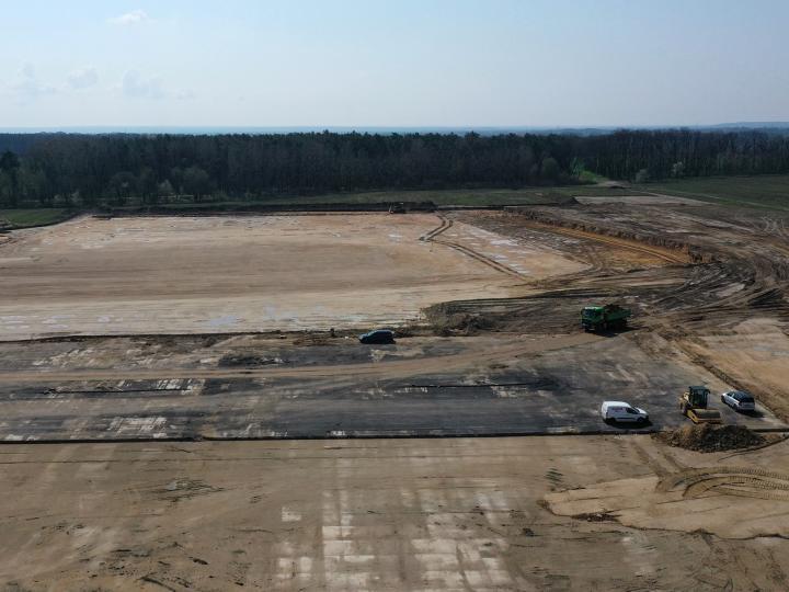 Baustelle des Log Plaza Frankfurt (Oder) © Alcaro Invest GmbH