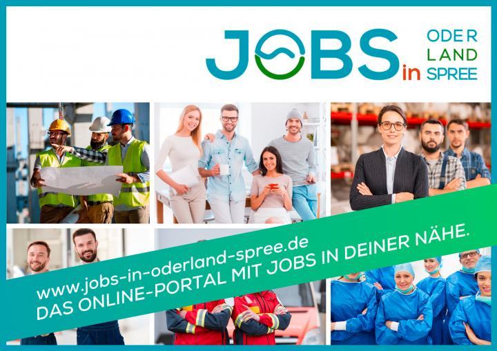 Teaser image of the online portal "Jobs in Oderland-Spree"