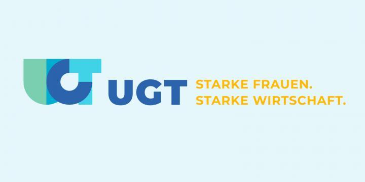 Logo UGT Silne kobiety. Silna gospodarka.