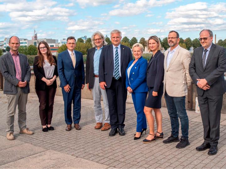 Treffen von Knut Abraham mit Vertretern der Euroregion PRO EUROPA VIADRINA und der IHK Ostbrandenburg, Frankfurt (Oder) am 03.09.2025 © Archiv Euroregion PEV
