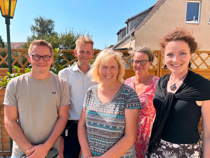 Okręgowa komisja oceniająca: pan Müller (ALU LK MOL), pan Raderkopp (LELF Bbg), pani Sennewald (stowarzyszenie rolników), pani Körmer (LAG Märkische-Seen), pani Schütz (ALU LK MOL) © Landkreis Märkisch-Oderland