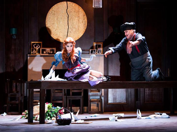 Szene aus der Oper „Die Zauberfloete“ © Marlies Kross