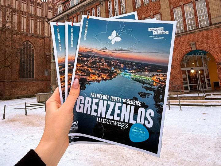 Das aktuelle Gästemagazin der Doppelstadt Frankfurt (Oder)-Słubice © Anastasiia Kalko