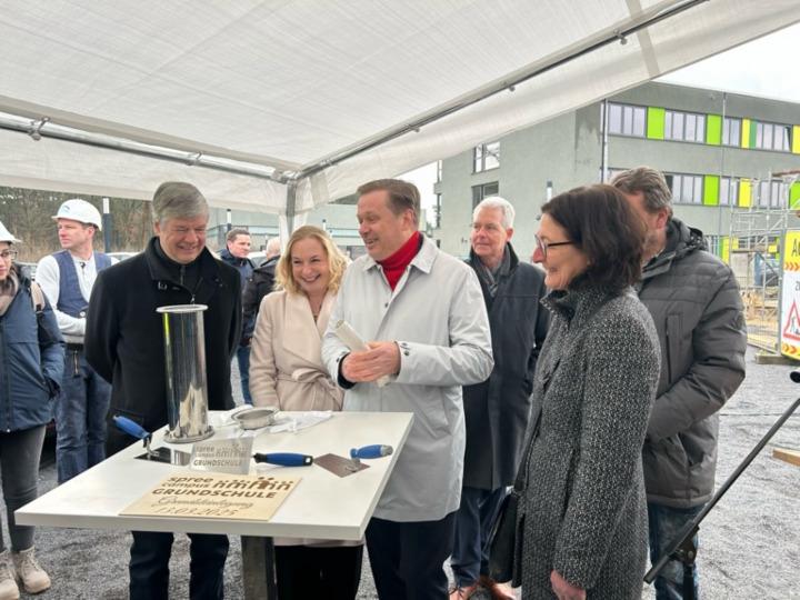 Grundsteinlegung für die Grundschule Fürstenwalde/Spree
