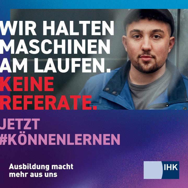 Motiv der IHK-Ausbildungskampagne