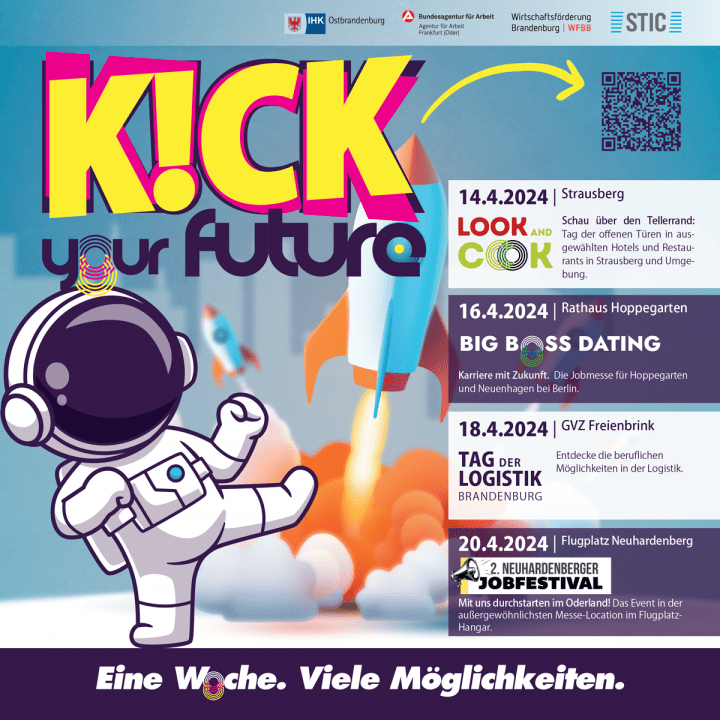 Teaser-Bild zur Fachkräftewoche „Kick your Future“