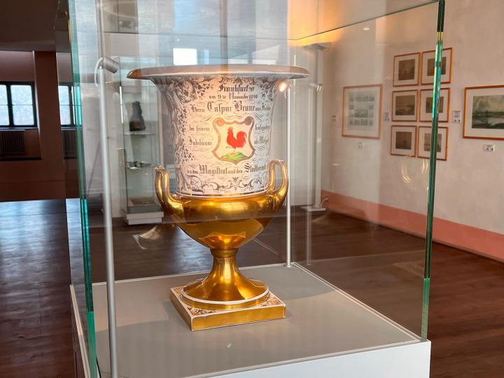 Historic crater vase in the Viadrina Museum © Tim S. Müller