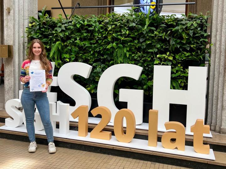 Mareike Nesselhauf wurde stellvertretend als „millionste Erasmus-Studentin“ benannt © Viadrina