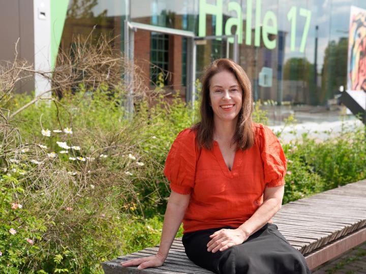 Dr. Christine Avenarius ist seit 1. Dezember 2023 als Nachhaltigkeitsmanagerin an der TH Wildau beschäftigt. © Mareike Rammelt/TH Wildau