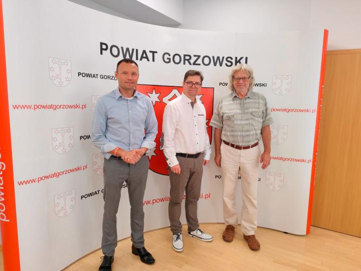 Rafal Borowiak (LK MOL), Krzysztof Karwatowicz (LR LK Gorzowski), Rainer Schinkel (LK MOL) © Landkreises Märkisch-Oderland