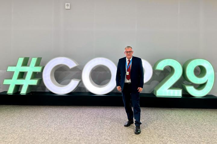 Prof. Dr. Reimund Schwarze at the climate conference in Baku